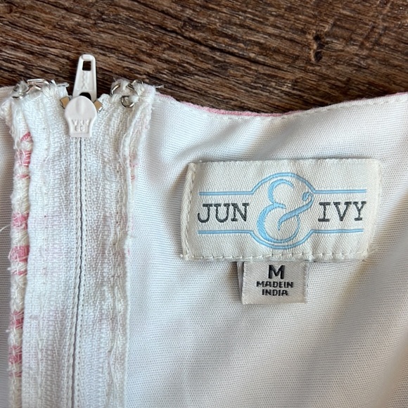 Pink and white striped dress with pockets - Picture 7 of 7